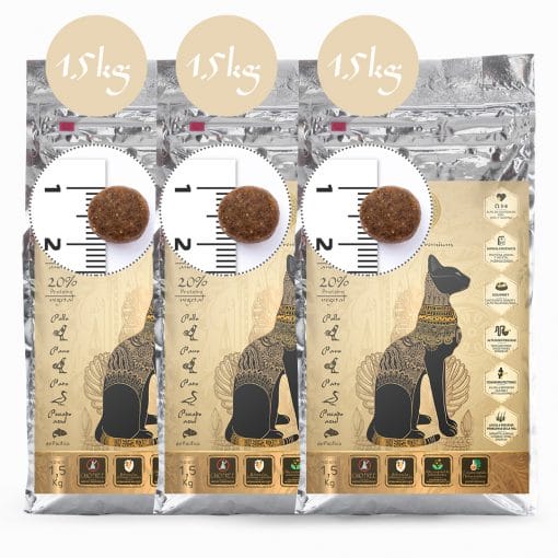 15% DTO / Pack Excellence Gatos 3x1,5 kg / Croqueta NORMAL