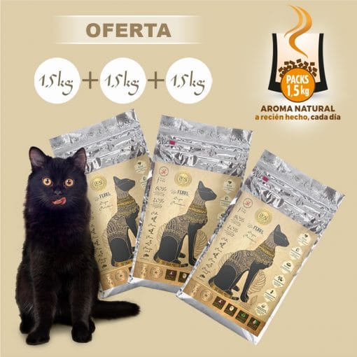 15% DTO / Pack Excellence Gatos 3x1,5 kg / Croqueta NORMAL