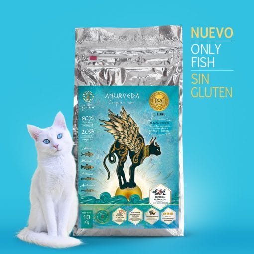 KA AYURVEDA Only Fish Gatos Sin Gluten