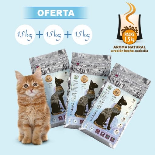 10% DTO / Pack ORIGINAL by Feral Gatos 3 x 1,5 kg