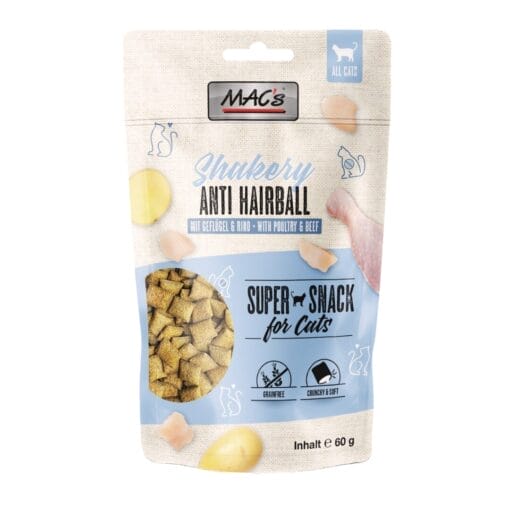 MAC's Gato Shakery Snack Anti-Bolas de Pelo