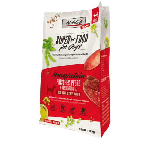 MAC's Perro Pienso Adulto Monoproteína Caballo y Batata 3kg