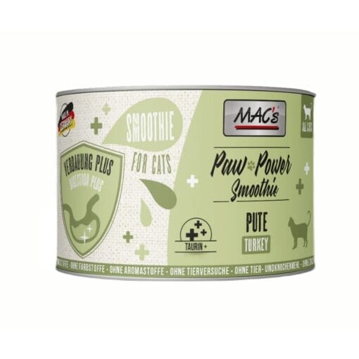 MAC's Gato Paw Smoothie Energético Pavo Pack 6 x 200gr