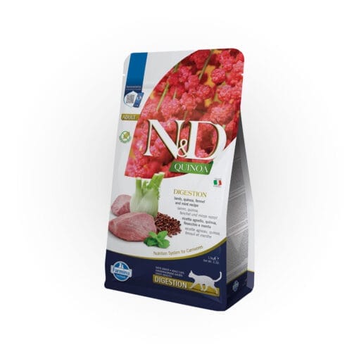 Farmina N&D Gato Pienso Quinoa - Digestion - Cordero e Hinojo 1,5 kg