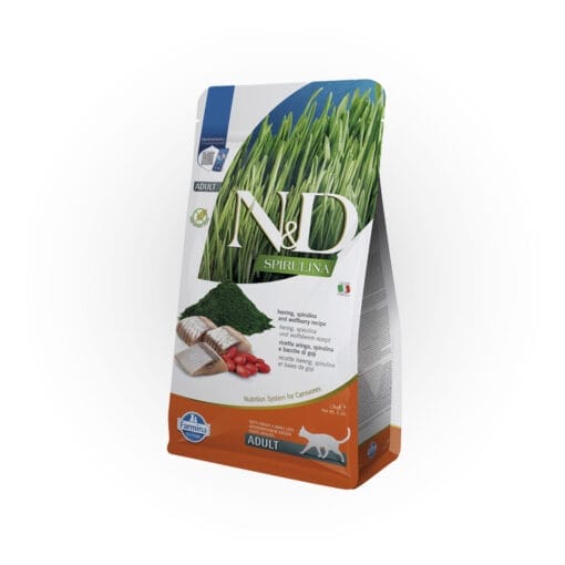 Farmina N&D Gato Pienso Spirulina - Arenque 1,5Kg