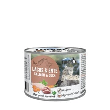 Tundra Gatos Salmon y Pato 200gr