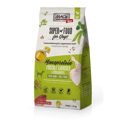 MAC’s Perro Pienso Monoproteína Conejo y Batata 12kg