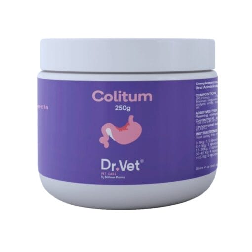 Dr+Vet Colitum, Suplemento Natural. Línea Digestiva.
